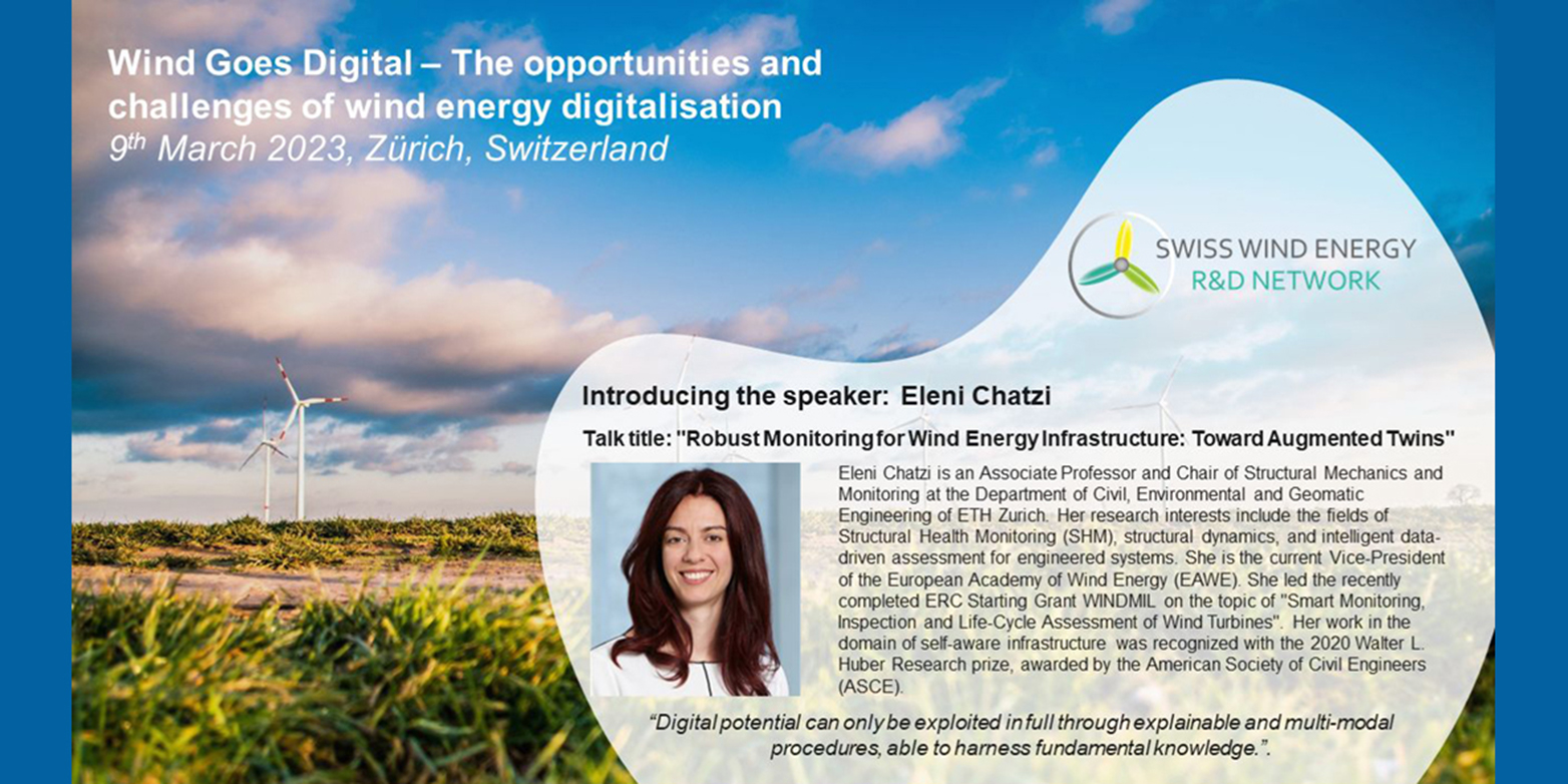 Wind Goes Digital introduces guest speaker Eleni Chatzi